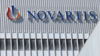 General view of the Swiss pharmaceutical and drug company Novartis AG headquarters on April 11, 2025 in Basel, Switzerland.