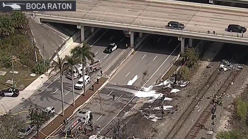 Emergency crews respond to small plane crash in Boca Raton
