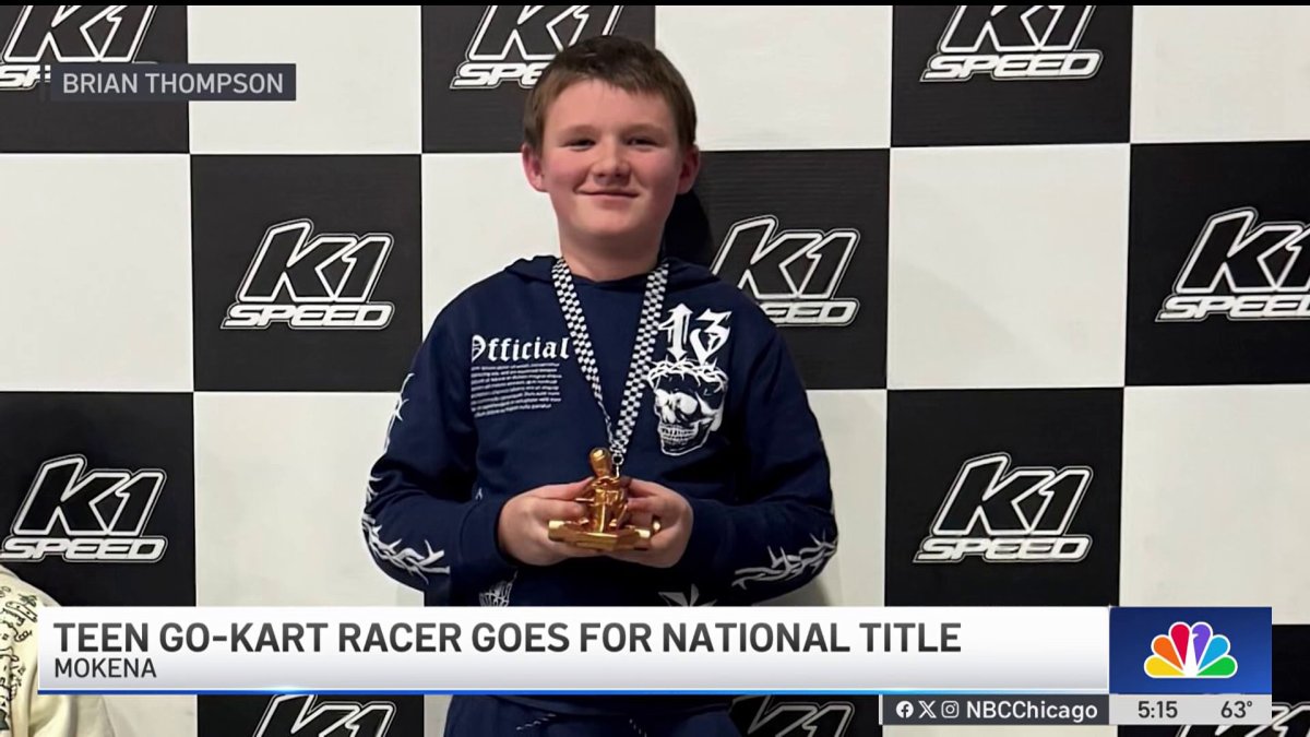 Mokena area teen go-kart racer to compete for national title – NBC Chicago