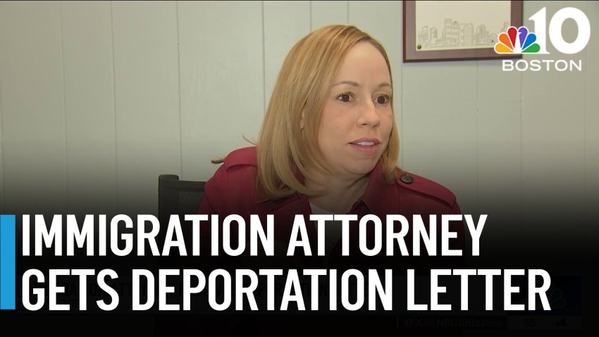 Norwood immigration attorney receives deportation letter