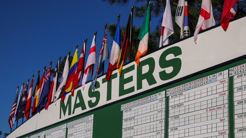 Masters leaderboard