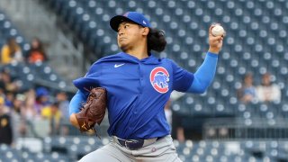 PITTSBURGH, PA – APRIL 29: Shota Imanaga #18 of the Chicago Cubs pitches during the game between the Chicago Cubs and the Pittsburgh Pirates at PNC Park on Tuesday, April 29, 2025 in Pittsburgh, Pennsylvania. (Photo by Rayni Shiring/MLB Photos via Getty Images)