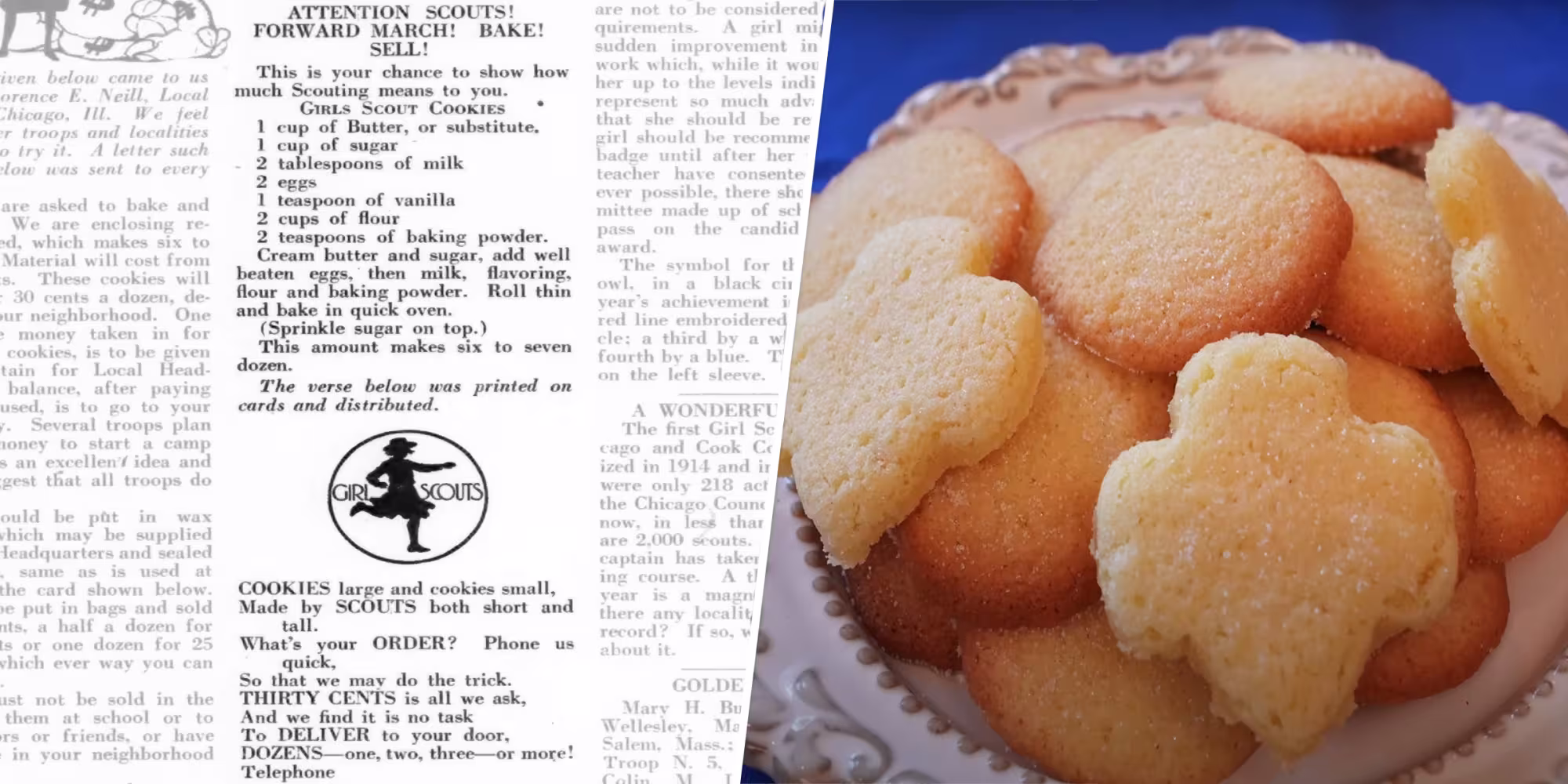 The original Girl Scout cookie recipe