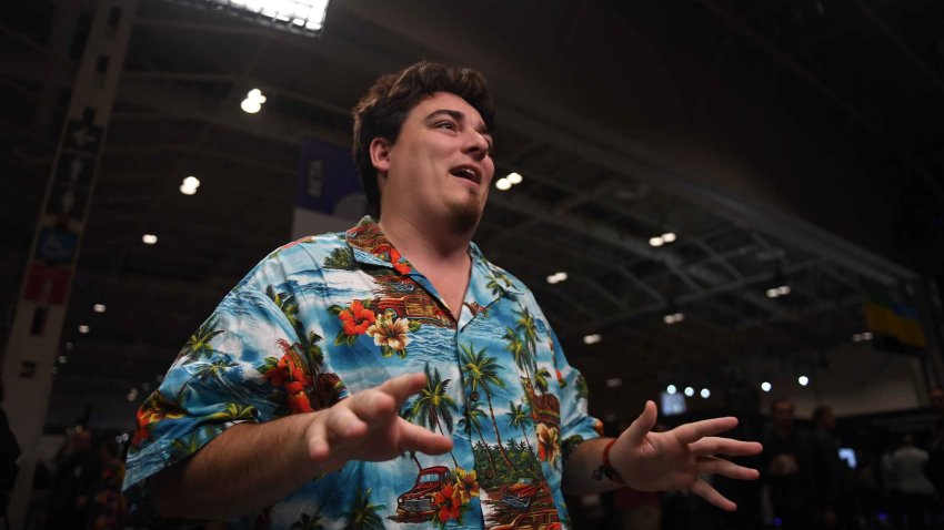 Palmer Luckey, Founder @ Oculus VR Andutil Industries, during day two of Collision 2019 at Enercare Center in Toronto, Canada.