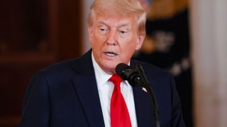 U.S. President Donald Trump delivers remarks at an ‘Investing in America’ event in Washington, D.C., U.S., April 30, 2025.