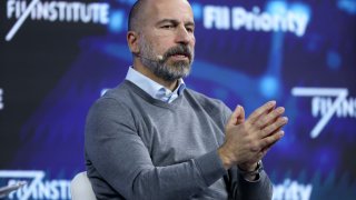 Dara Khosrowshahi, CEO, Uber Technologies speaks during the third day of the FII PRIORITY Summit held at the Faena Hotel on February 21, 2025 in Miami Beach, Florida.
