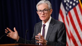 Federal Reserve Chair Jerome Powell at the Federal Reserve on March 19, 2025 in Washington, DC.