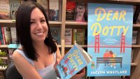 Jaclyn Westlake poses at a book signing for her first novel, “Dear Dotty.”