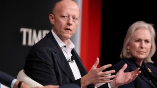 Jeremy Allaire, co-founder and CEO of Circle, speaks at the 2025 TIME100 Summit in New York on April 23, 2025.