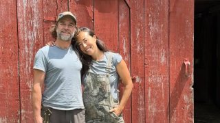 Sophie Hilaire Goldie and Rocky Goldie bought a 37.5 acre homestead in rural Kentucky.
