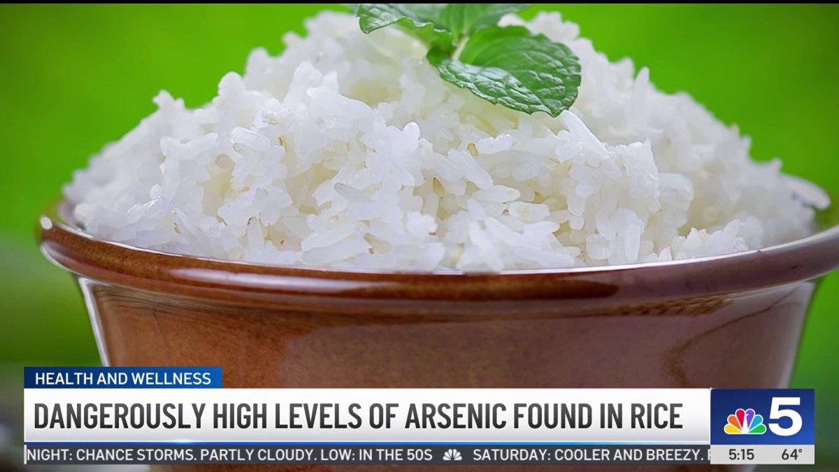 Dangerously high levels of arsenic found in rice – NBC Chicago