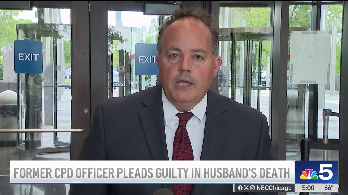 Former CPD officer pleads guilty in death of husband – NBC Chicago