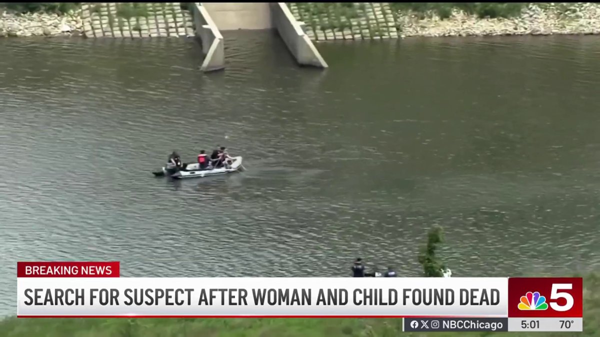 Search for suspect continues after woman, child found dead in suburbs ...