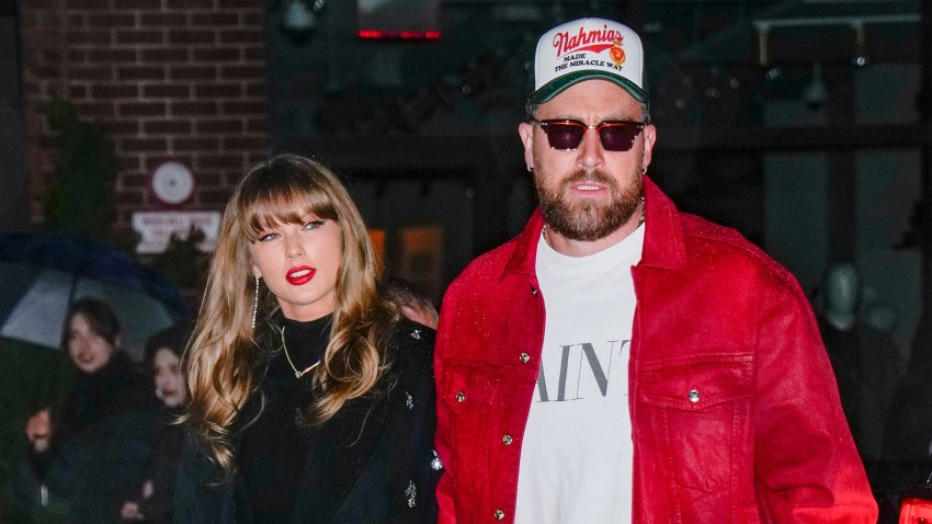 Taylor Swift and Travis Kelce