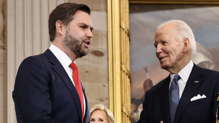 JD Vance and Joe Biden