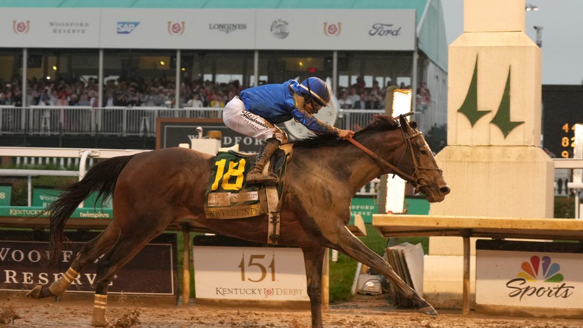 Sovereigntys Kentucky Derby win dazzles, but will he race in Preakness?