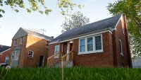 The childhood home of the new Pope Leo XIV is seen in Dolton, Illinois, on May 9, 2025. Robert Francis Prevost became the first pope from the United States on May 8, 2025, picking the papal name Leo XIV after cardinals from around the world elected him leader of the world’s 1.4 billion Catholics. Tens of thousands of people packed in St Peter’s Square cheered as Prevost appeared on the balcony of St Peter’s Basilica, waving with both hands, smiling and bowing. (Photo by KAMIL KRZACZYNSKI / AFP) (Photo by KAMIL KRZACZYNSKI/AFP via Getty Images)