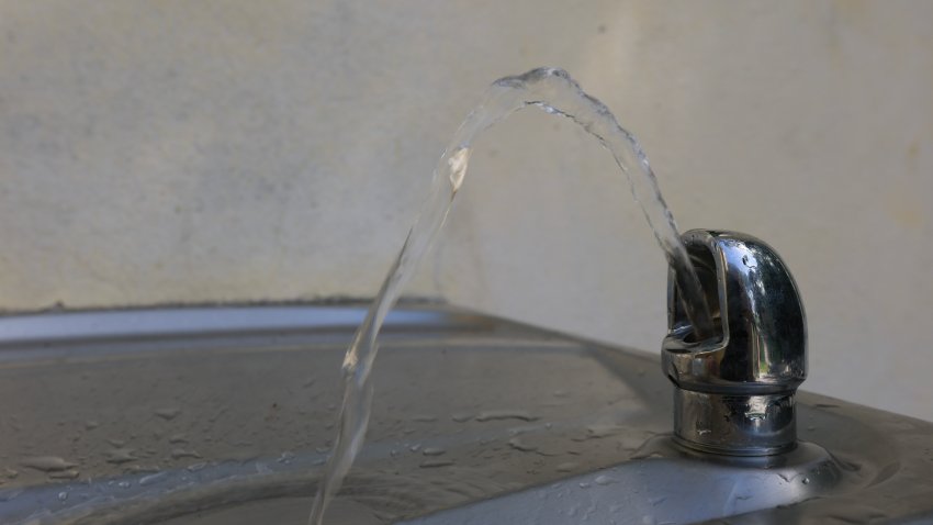 A drinking fountain