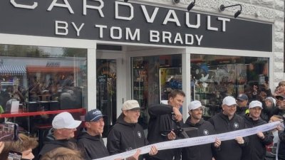 WATCH: Tom Brady attends grand opening of his new shop in the Hamptons