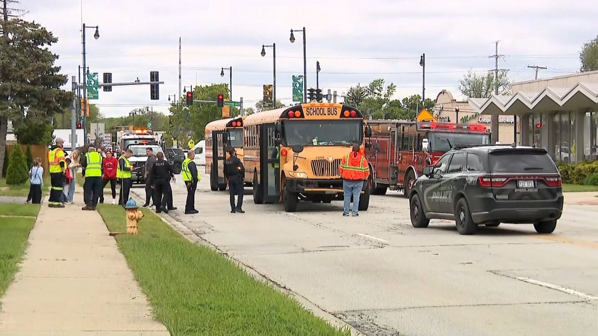School bus crash in western suburbs leaves several students injured: Fire chief