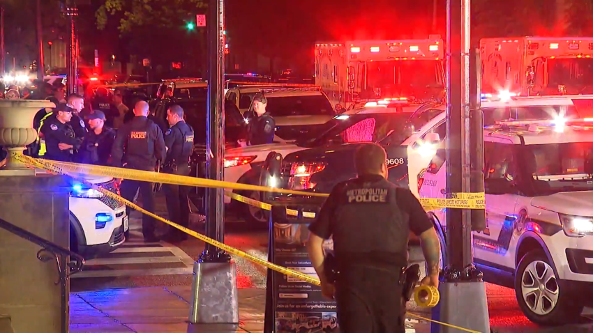 Metropolitan police respond to DC shooting