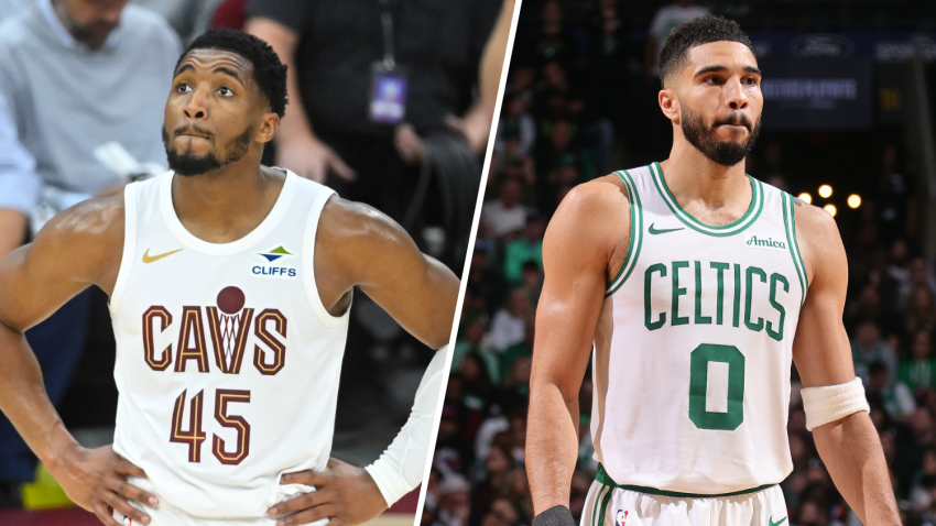 Donovan Mitchell and Jayson Tatum