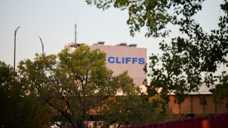 The Cleveland Cliffs Cleveland Works steel mill facility in Cleveland, Ohio, on Oct. 20, 2024.
