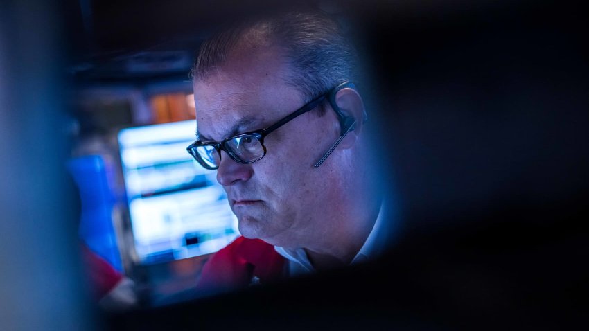 Traders work at the New York Stock Exchange on June 23, 2025.