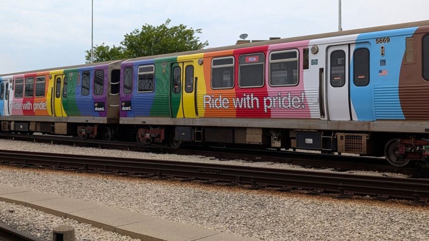 3 Line Rail CTA unveils annual Pride Train returning to Red Line for June – NBC Chicago
