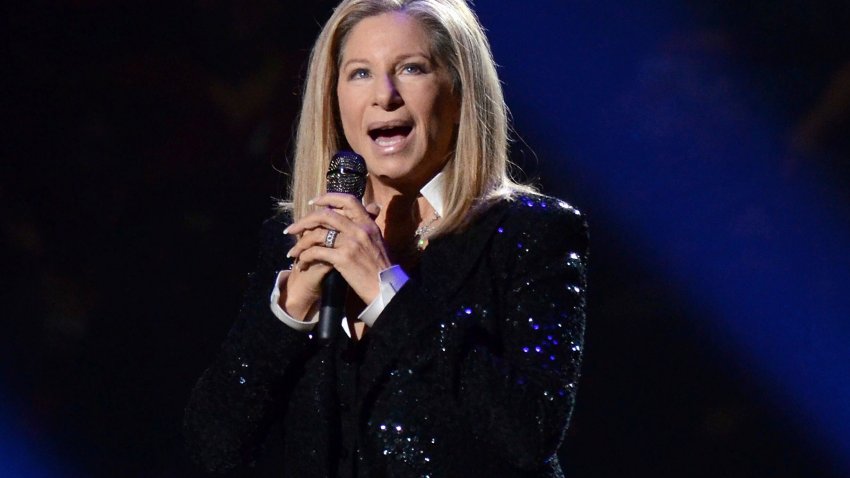 FILE – Singer Barbra Streisand performs in New York, Oct. 11, 2012.
