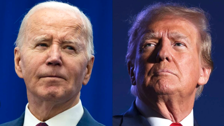 Joe Biden and Donald Trump