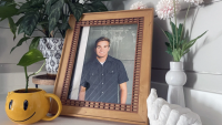 A portrait with a picture of Cole Schmidtknecht