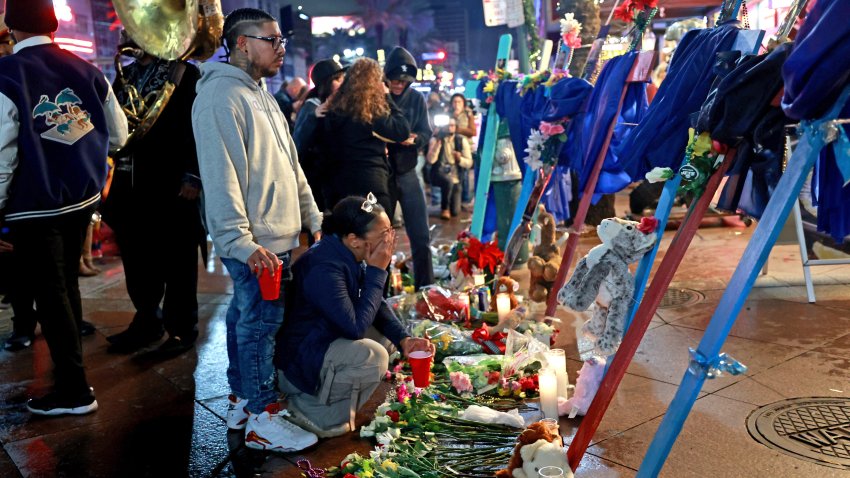Vigil dedicated to Bourbon Street terror attack victims on Jan. 4, in New Orleans.
