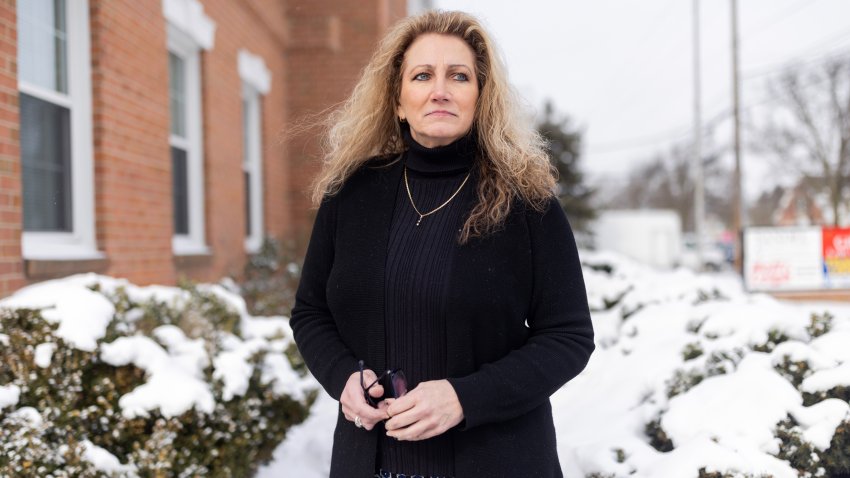 Marlean Ames outside of her lawyer's office