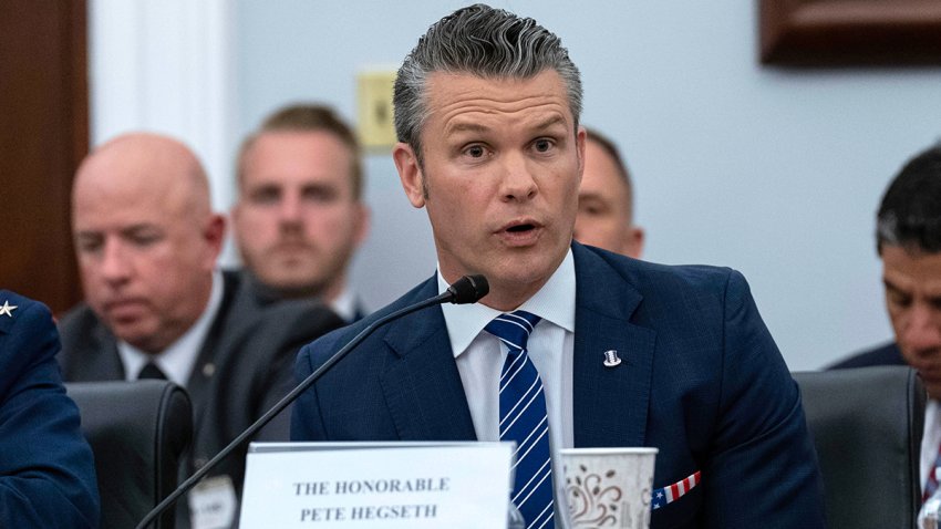 Department of Defense Secretary Pete Hegseth testifies before the House Committee on Appropriations subcommittee oversight hearing on the Department of Defense, on Capitol Hill in Washington, Tuesday, June 10, 2025.