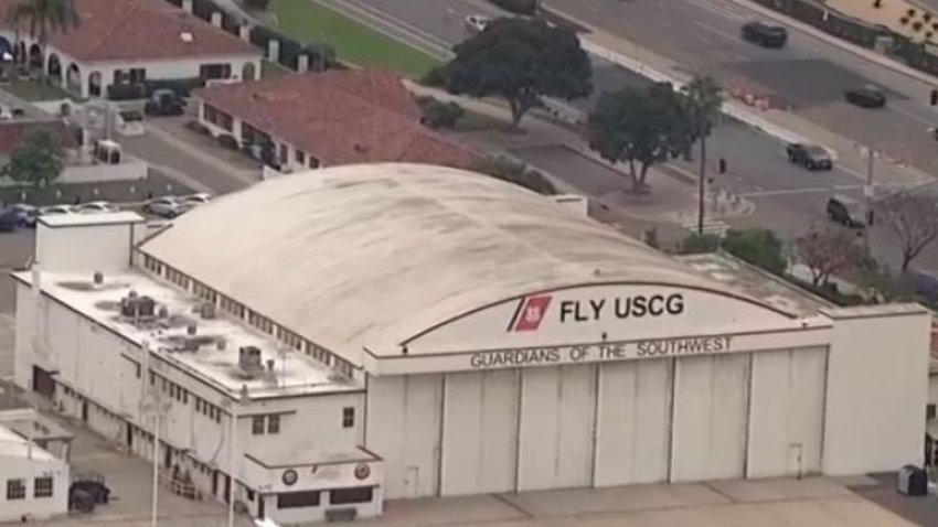 The Coast Guard facility on Harbor Drive