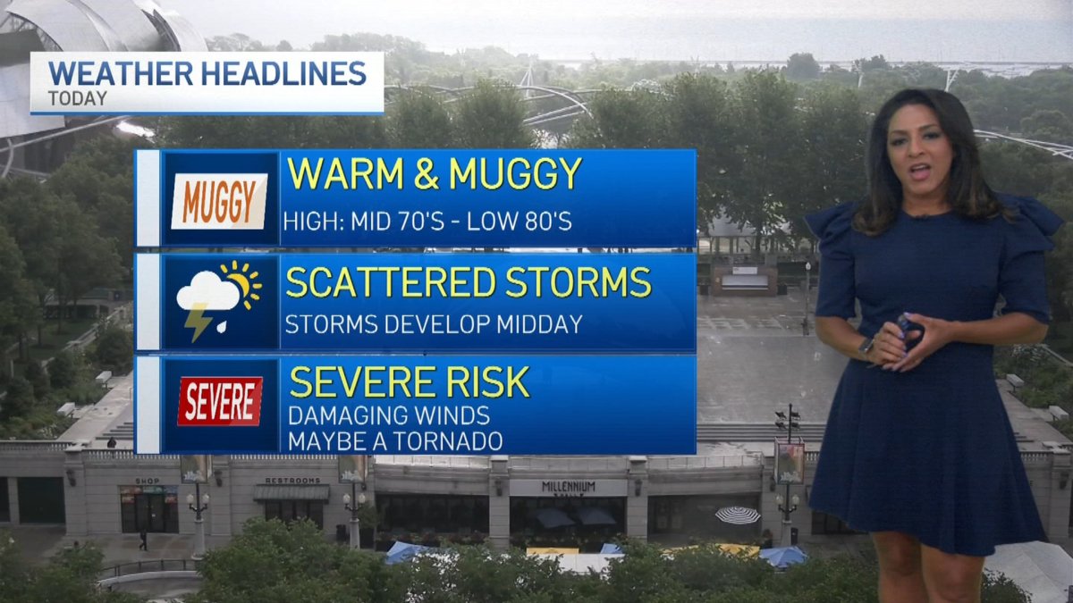 Chicago forecast: Storms on the way – NBC Chicago