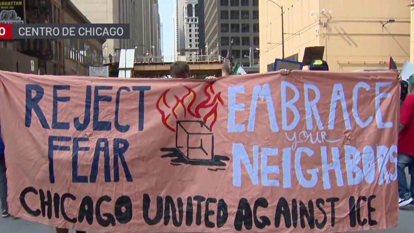 Chicago protest against immigration enforcement