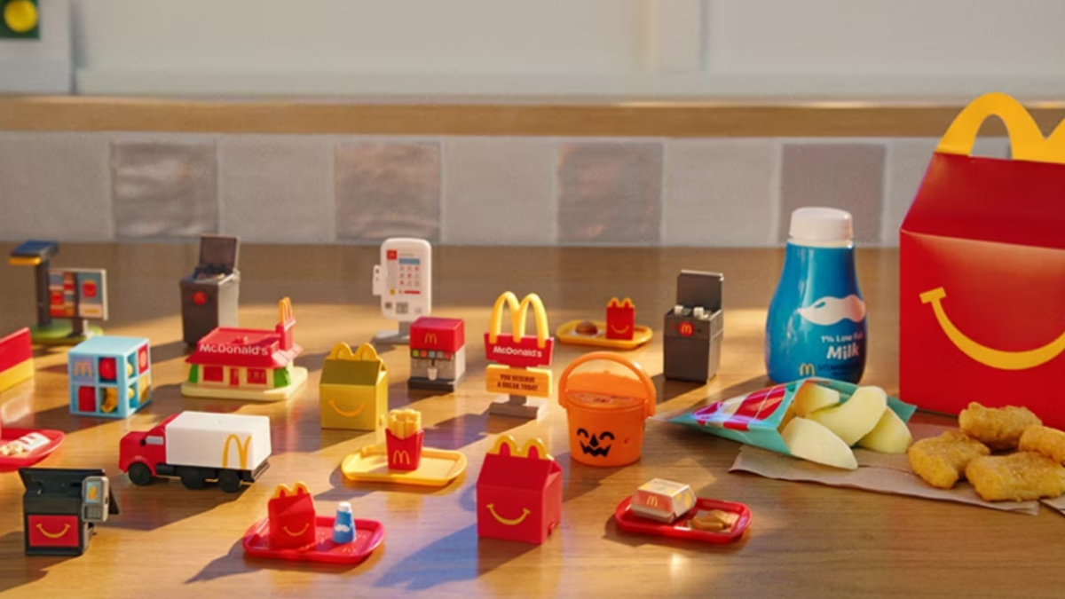 McDonalds unveils new, miniature Happy Meal toys in new promotion. Heres what they look like