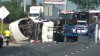 I-55 lanes in suburbs closed due to rolled over semi truck; traffic ‘jam packed'