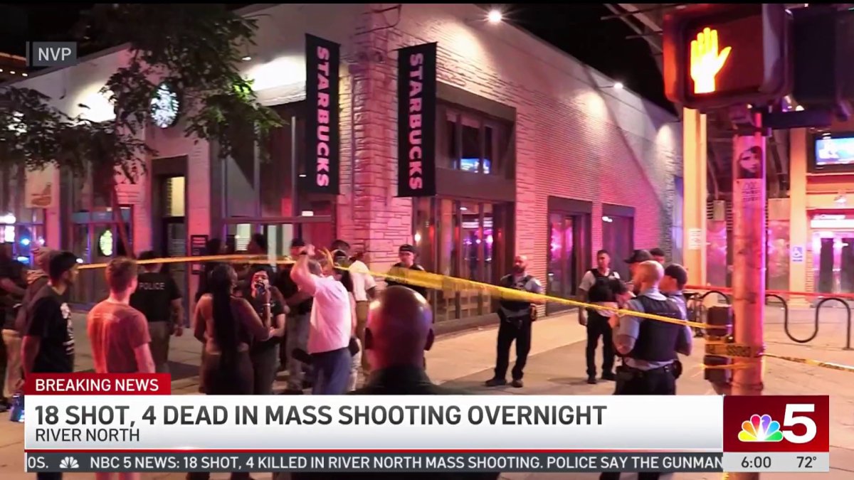Mass shooting outside River North club leaves 4 dead, 14 injured – NBC ...