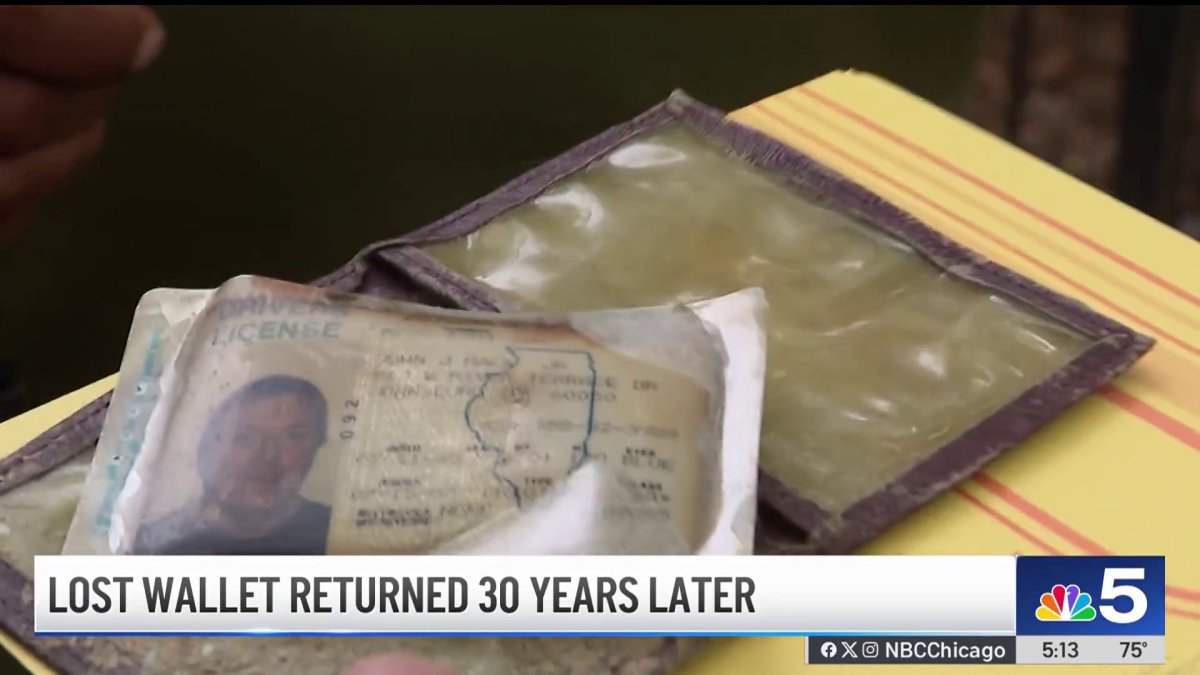 Missing Wallet Video: Missing wallet found after more than 30 years – NBC Chicago
