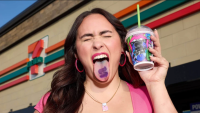 Today is July 11 (i.e. 7/11), and to celebrate 7-Eleven is giving away free Slurpees.