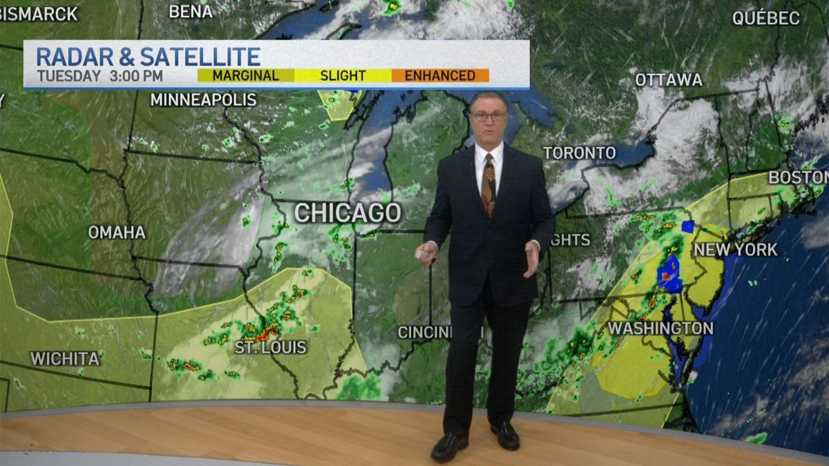 Chicago forecast: Several chances of rain possible this week – NBC Chicago