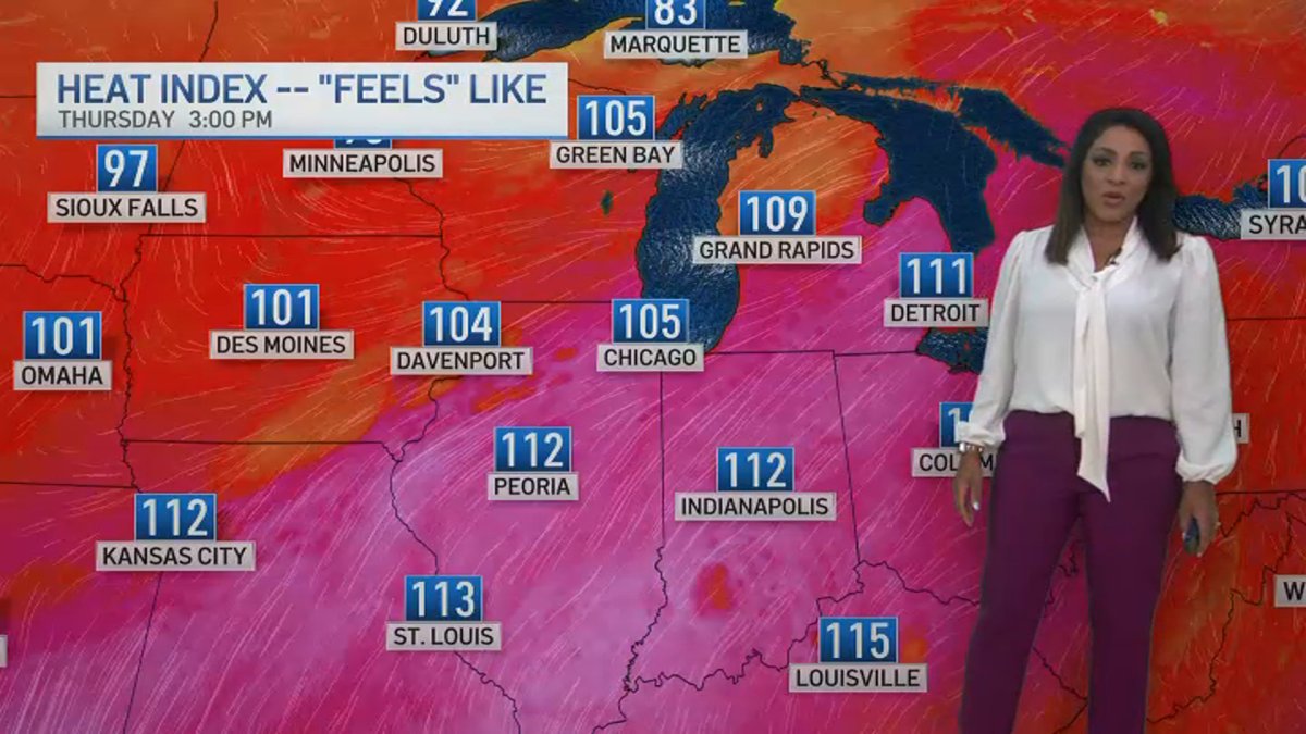 Timeline: Heat advisory issued for entire Chicago area as humidity swells