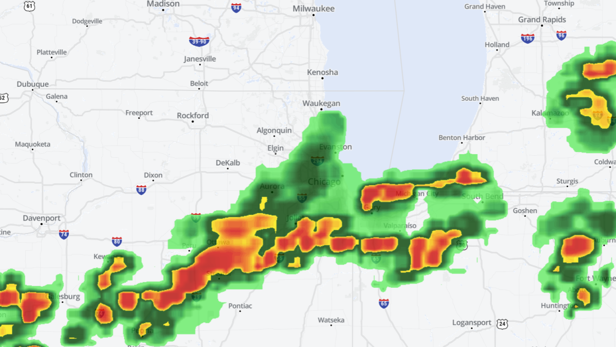 Live radar: Track rain, thunderstorms heading toward Chicago area Live radar: Track rain, thunderstorms heading toward Chicago area
