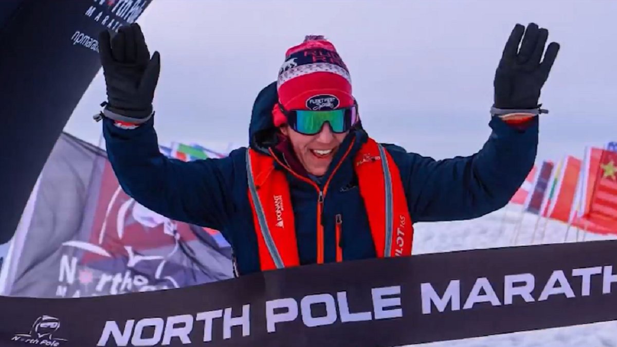 &lsquo;Exhilarating: Chicago woman finishes marathon in frigid North Pole