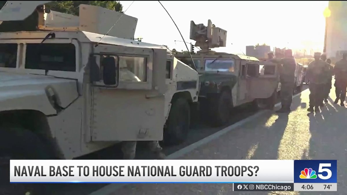 Nbc Operations Chicago-area naval base could be used as a staging area for White House ...