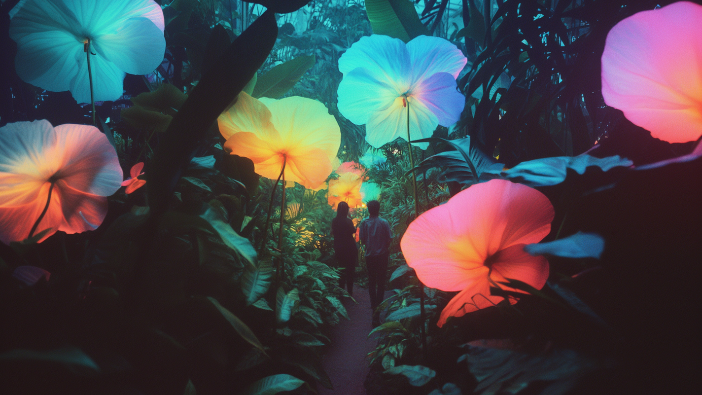 Immersive exhibit brings glowing forests to suburban Chicago mall – NBC ...