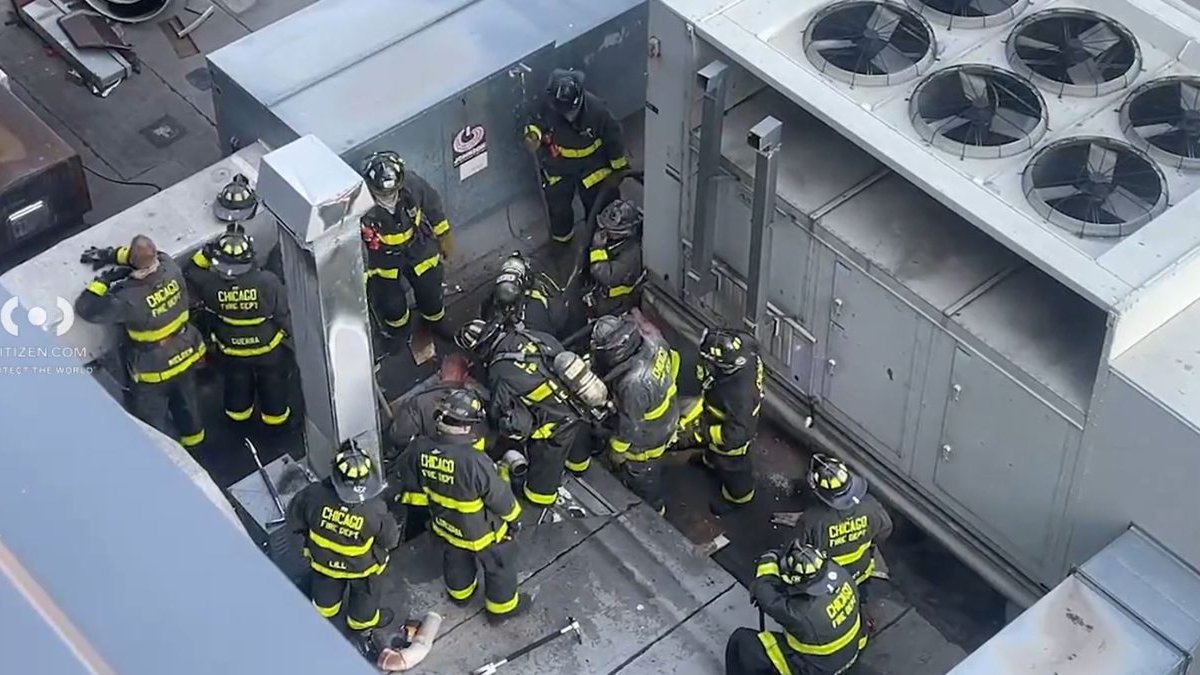 Fire prompts heavy emergency response presence in Fulton Market